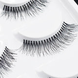 5 Pairs Natural Black Long Sparse Cross False Eyelashes