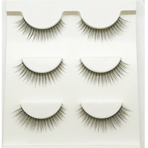 3pair/set Handmade False Eyelashes