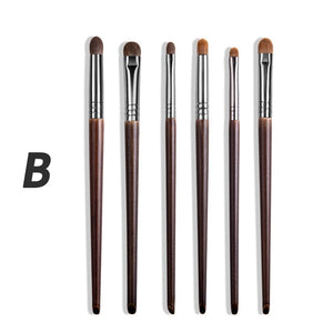 Goat Hair Makeup Eye Shadow Brush Set