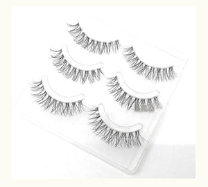 3pair/set Handmade False Eyelashes