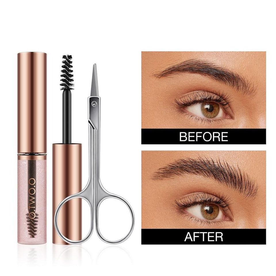 Long Lasting Brow Shaping Gel With Scissors