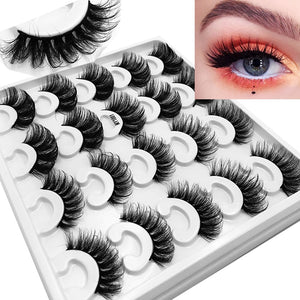 Long Natural Eyelashes Set