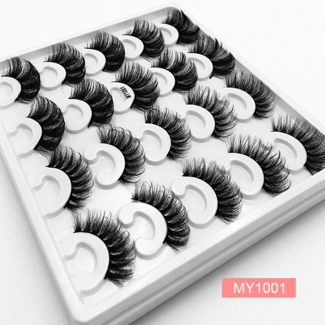 Long Natural Eyelashes Set