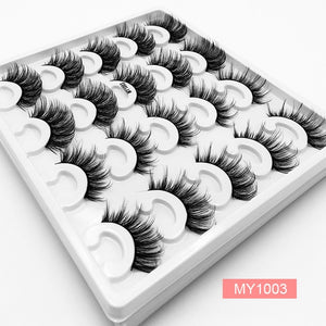 Long Natural Eyelashes Set