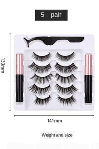 Magnetic Eyelashes and Eyeliner Set