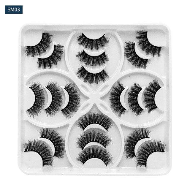 Long Natural Eyelashes Set