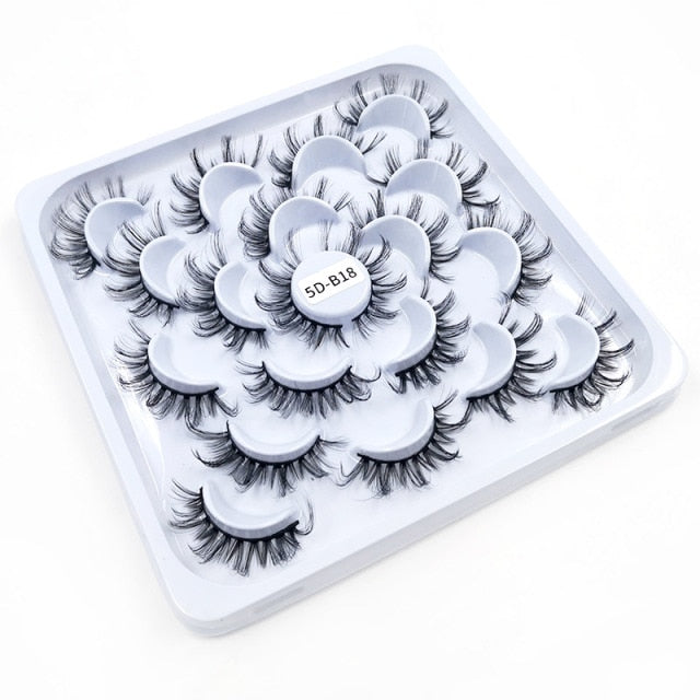 Long Natural Eyelashes Set