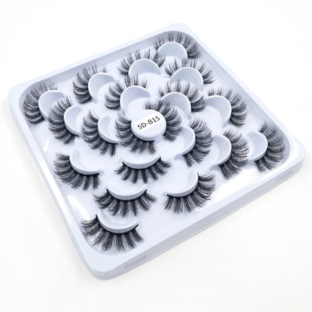 Long Natural Eyelashes Set