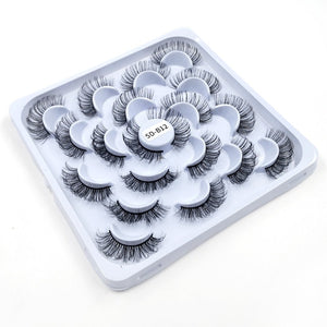 Long Natural Eyelashes Set