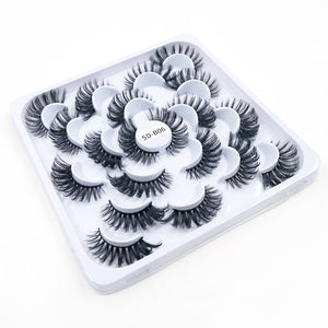 Long Natural Eyelashes Set