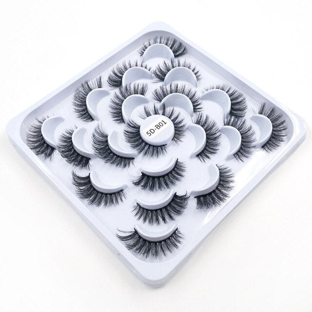 Long Natural Eyelashes Set