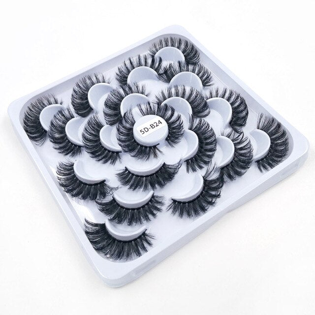 Long Natural Eyelashes Set