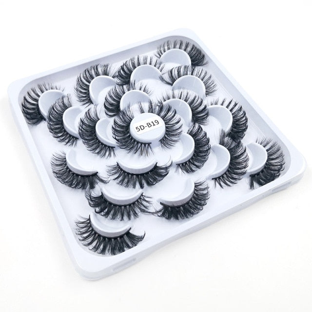 Long Natural Eyelashes Set