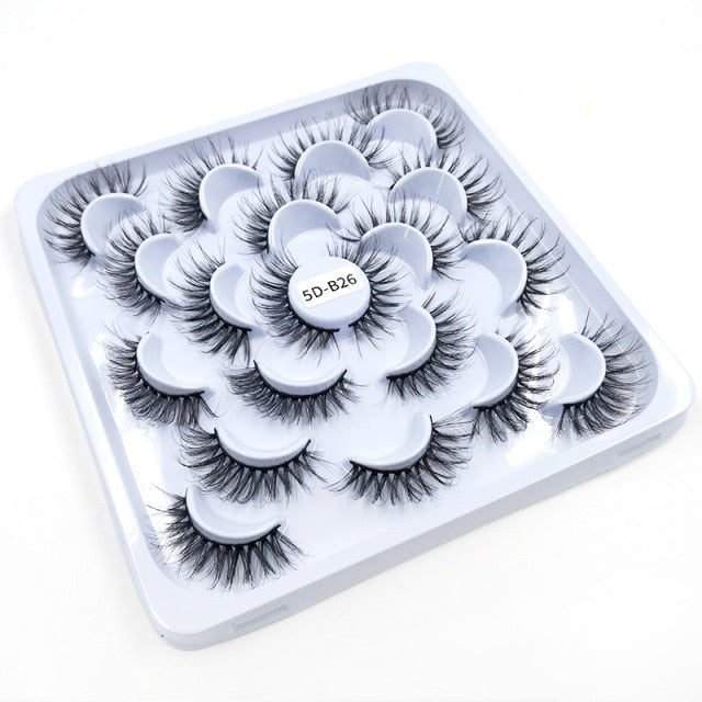 Long Natural Eyelashes Set