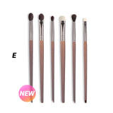 Goat Hair Makeup Eye Shadow Brush Set