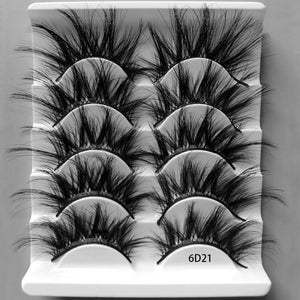 Thick Messy False Mink 25mm Eyelashes