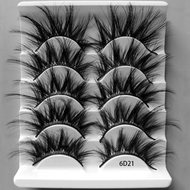 Thick Messy False Mink 25mm Eyelashes