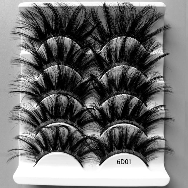 Thick Messy False Mink 25mm Eyelashes