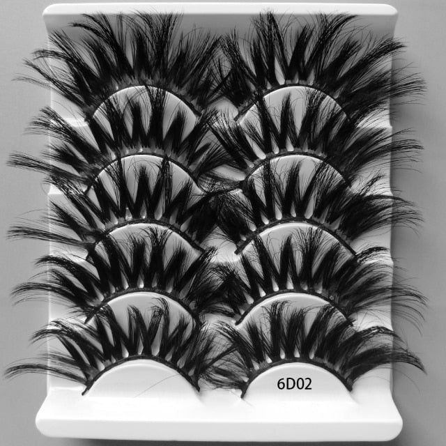 Thick Messy False Mink 25mm Eyelashes