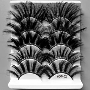 Thick Messy False Mink 25mm Eyelashes