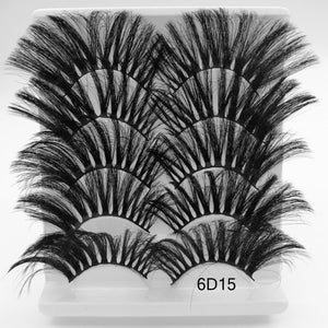 Thick Messy False Mink 25mm Eyelashes