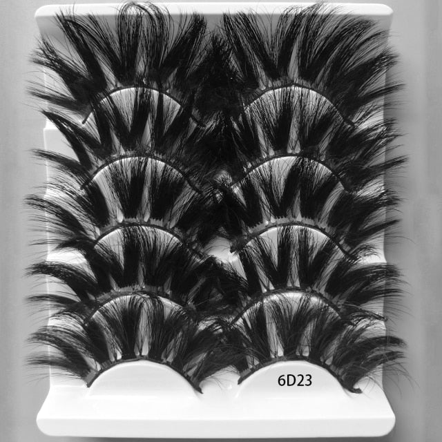 Thick Messy False Mink 25mm Eyelashes