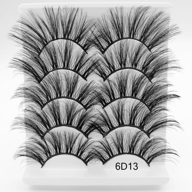 Thick Messy False Mink 25mm Eyelashes