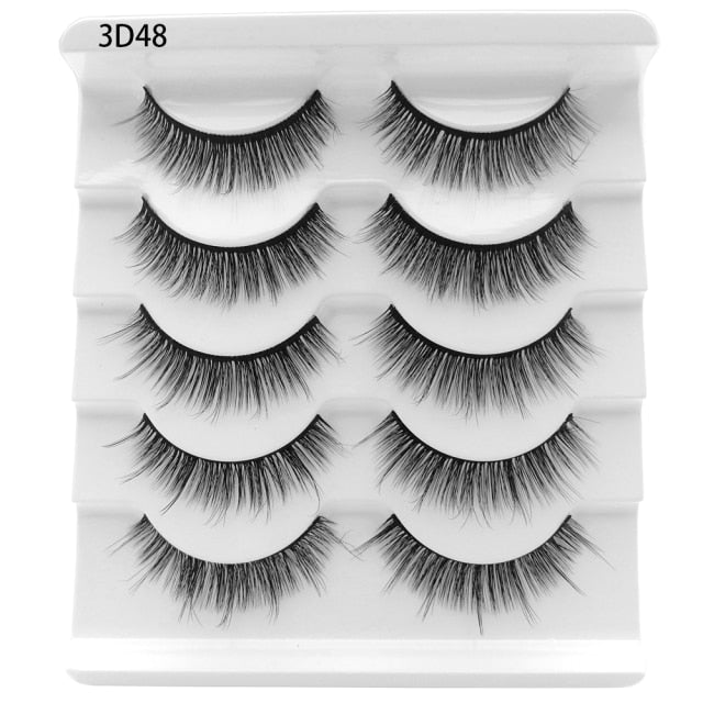 Thick Messy False Mink 25mm Eyelashes