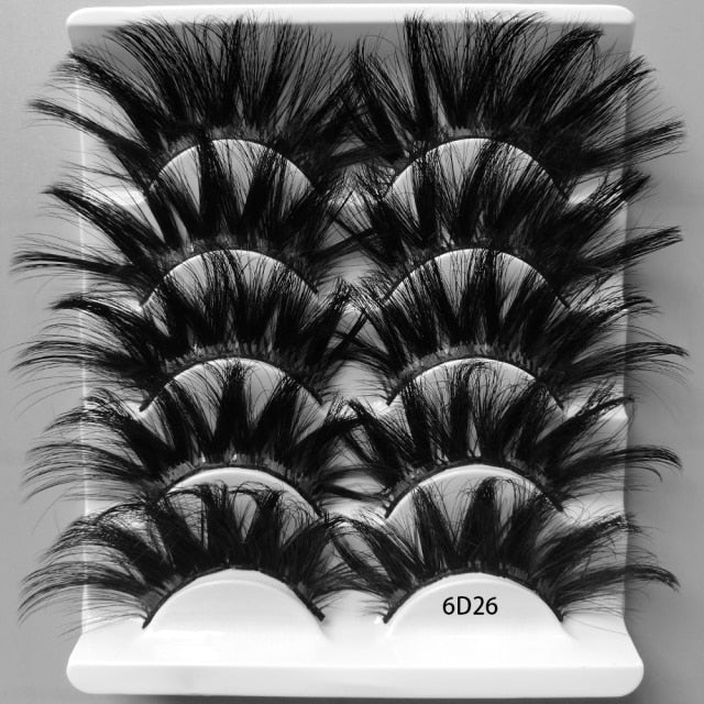 Thick Messy False Mink 25mm Eyelashes