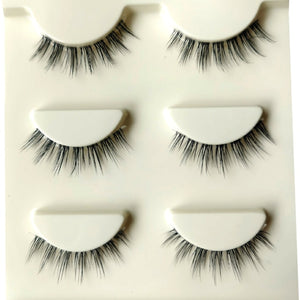 3pair/set Handmade False Eyelashes