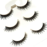 3pair/set Handmade False Eyelashes