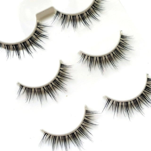 3pair/set Handmade False Eyelashes